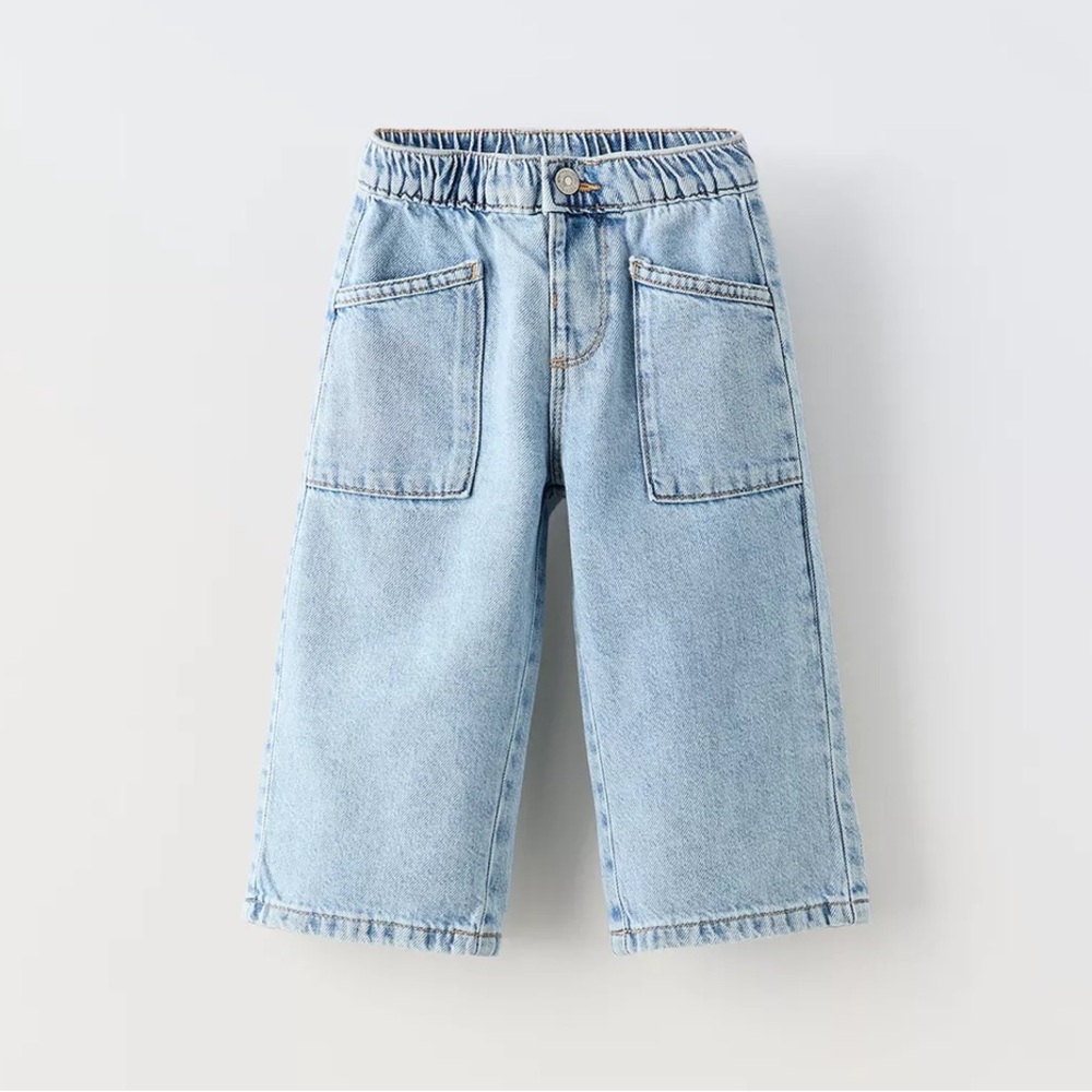 Zara Girls Flowy Jeans